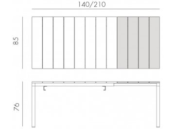 Металлический стол 003/4865202000