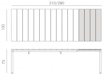 Металлический стол 003/4885202000
