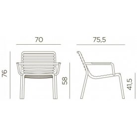 Пластиковое кресло 003/4025621000