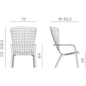 Пластиковое кресло 003/4030002/3630001066