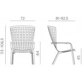 Пластиковое кресло 003/4030010/3630001066