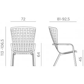 Пластиковое кресло 003/4030010/3630001161