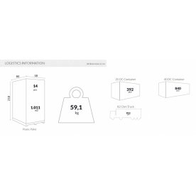 Кресло пластиковое Marcel XL оливковый