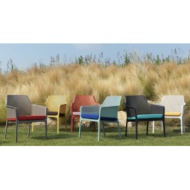 Кресло пластиковое Net Relax антрацит