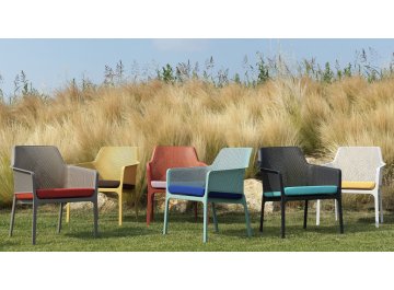 Кресло пластиковое Net Relax антрацит