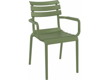 Кресло пластиковое Paris оливковый