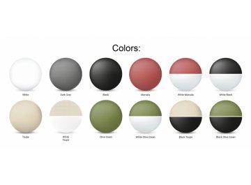 Кресло пластиковое Portofino белый / бежевый