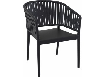 Кресло пластиковое Portofino черный