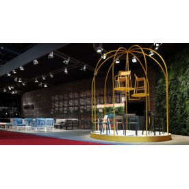 Кресло пластиковое Trill Armchair антрацит