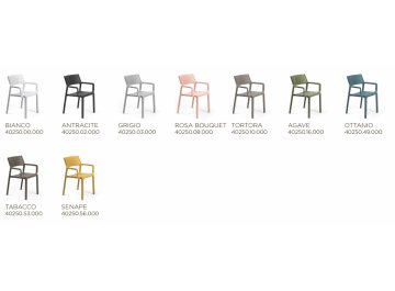 Кресло пластиковое Trill Armchair розовый