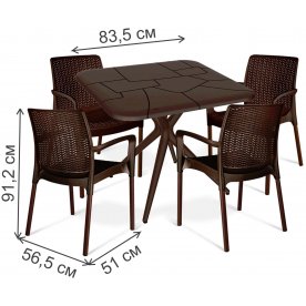 Обеденный комплект SHT-DS140