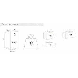 Стол пластиковый Mango Alu серебристый