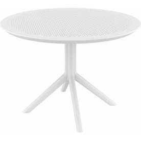 Стол пластиковый Sky Table Ø105 белый