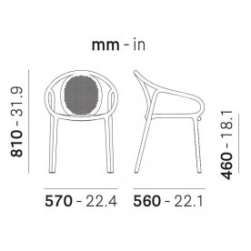 Пластиковый стул 015/3735RO