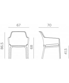 Пластиковый стул 003/4032710000
