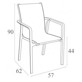 Пластиковый стул 234/023-9862