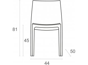 Пластиковый стул 234/025-6038