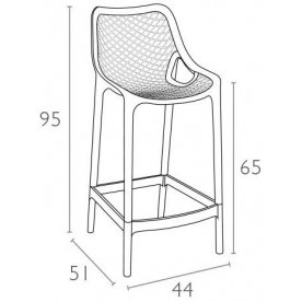 Пластиковый стул Air Bar