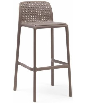 Стул пластиковый барный Lido тортора