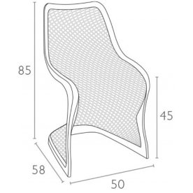 Пластиковый стул Bloom