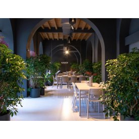 Стул пластиковый Cassia Bistrot бежевый