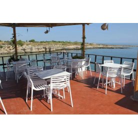 Стул пластиковый Doga Bistrot белый