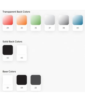 Стул пластиковый Ego-Rock антрацит / красный