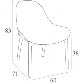 Пластиковый стул Sky