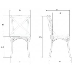 Пластиковый стул 681PP-LMZL Mason