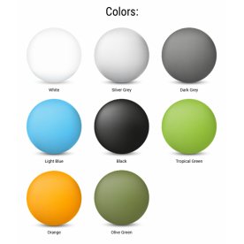 Стул пластиковый Maya светло-голубой / голубой