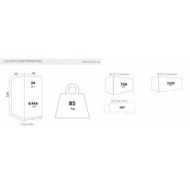 Стул пластиковый Monna красный