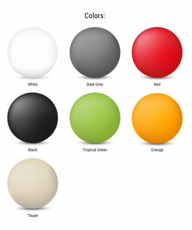 Стул пластиковый полубарный Air Bar 65 красный