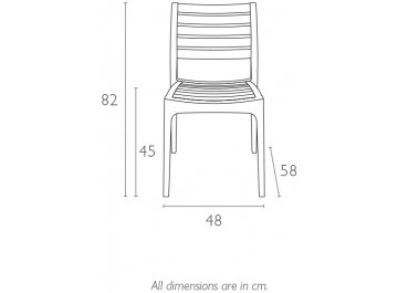 Стул пластиковый Ares