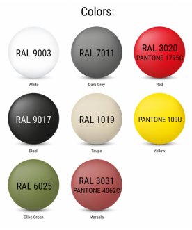 Стул пластиковый Snow темно-серый / темно-серый