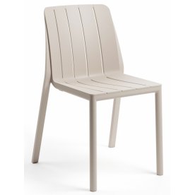 Стул пластиковый Tiberina Bistrot бежевый