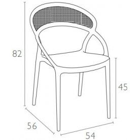 Пластиковый стул Sunset