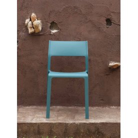 Стул пластиковый Trill Bistrot бирюзовый