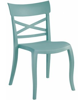 Стул пластиковый XSera-S голубой