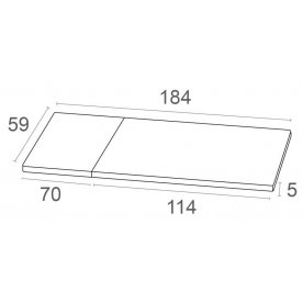 Шезлонг 234/GS1009/1/WHITE
