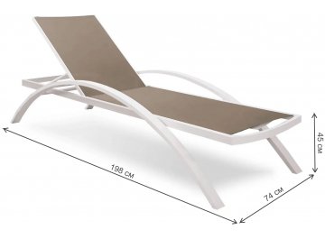 Шезлонг FEL/610/BCO