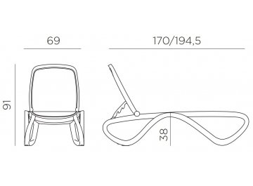Шезлонг 003/4041700112