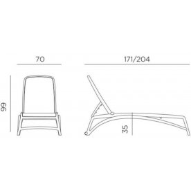 Шезлонг 003/4045000075