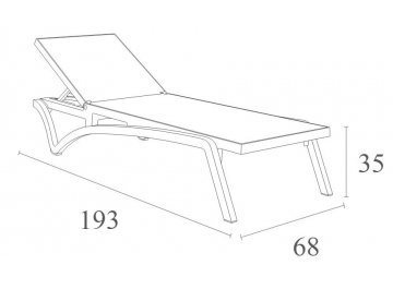 Шезлонг 234/089-9022
