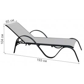 Шезлонг-лежак Бирма 2 MC-2051B