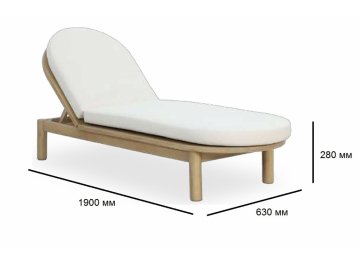 Шезлонг-лежак Pill