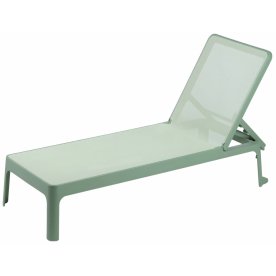 Шезлонг-лежак пластиковый Plano мятный