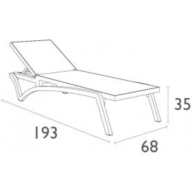 Шезлонг Pacific