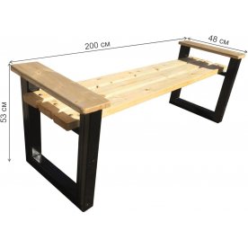 Скамейка Модерн 60 2 м