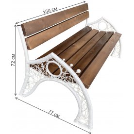 Скамейка Шарики 1,5 м