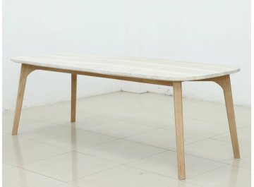 Стол каменный обеденный Mali 225 натуральный